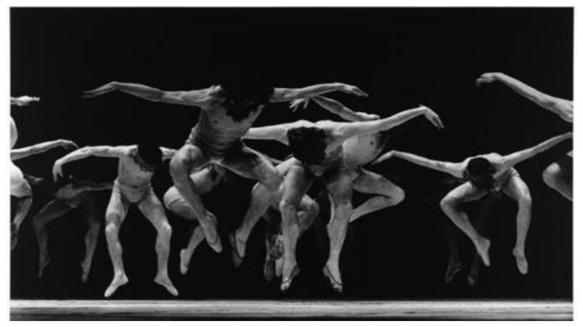 Bruno Réquillart (1947- ), *Nijinsky, clown de Dieu*, 1971, photographie d'un moment du ballet de Maurice Béjart créé en 1971.